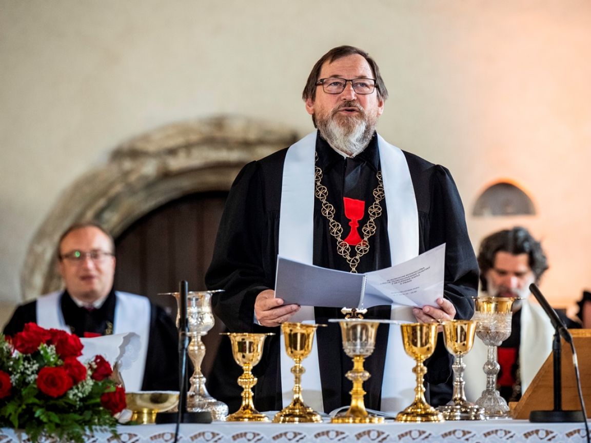 Patriarcha Církve československé husitské Tomáš Butta