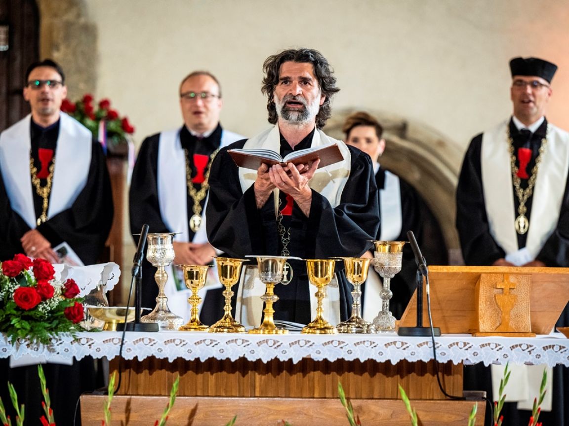 Brněnský biskup Církve československé husitské Juraj Jordán Dovala