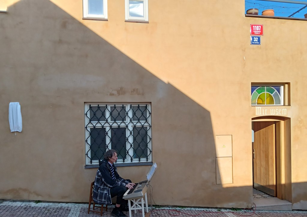 Varhaník Blahoslav Rataj.