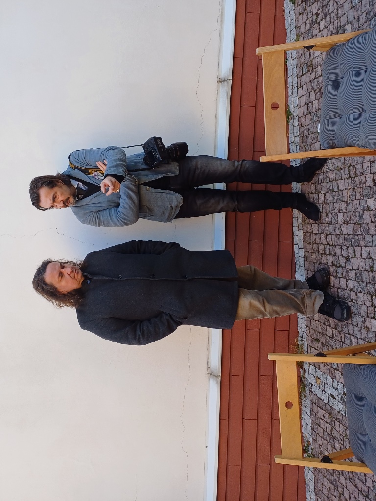 Martin Jindra s majitelem domu.