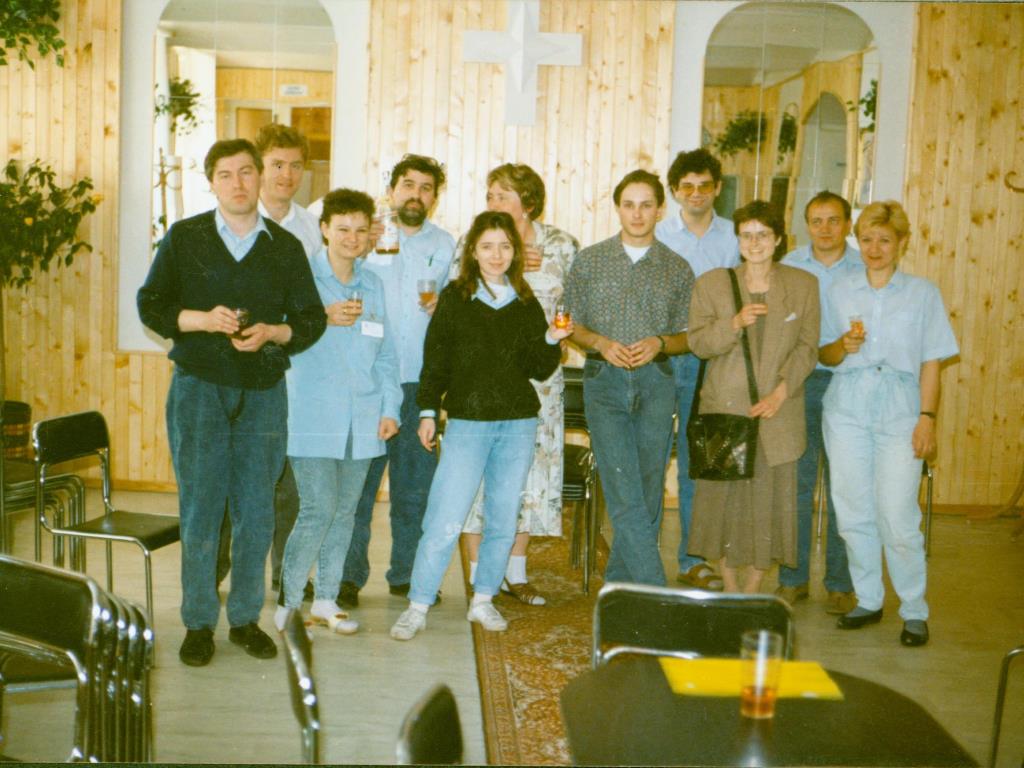 Zdeněk Martiš s celým týmem Naděje.