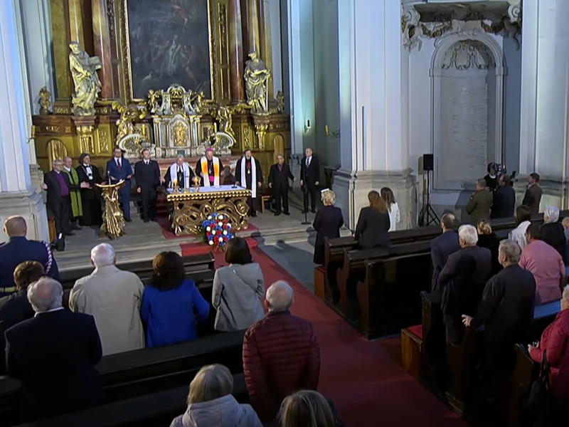 Církve připomněly vznik Československa Modlitbou za domov