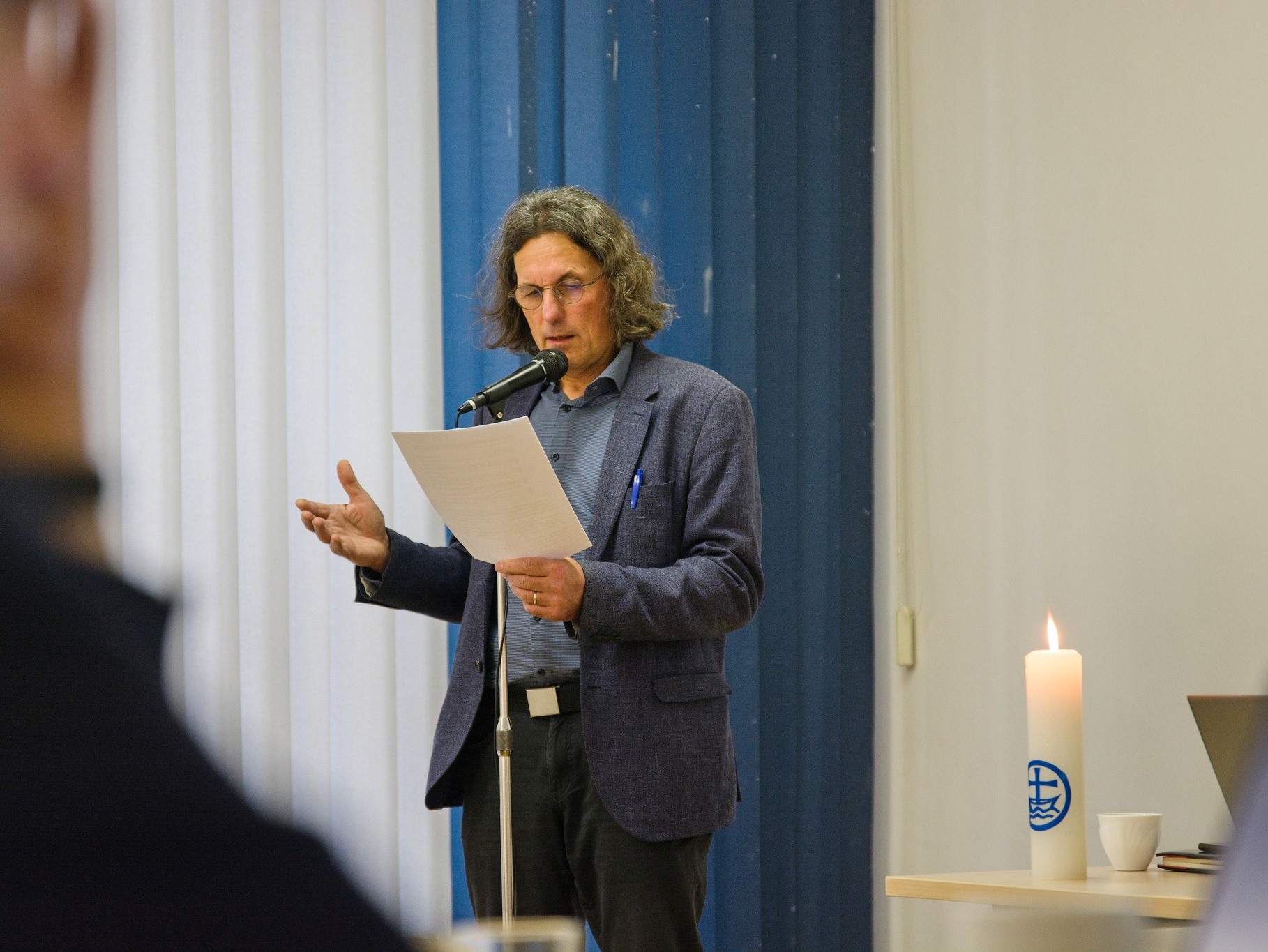 Pobožnost synodního seniora ČCE Pavla Pokorného.