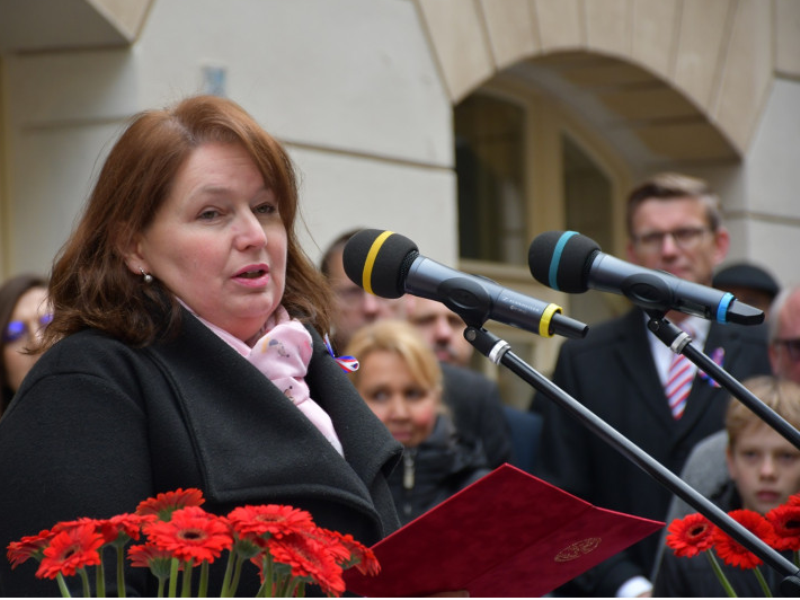 Rektorka Univerzity Karlovy Milena Králíčková. Foto: Petr Skála